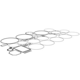 Set of gaskets for transmission