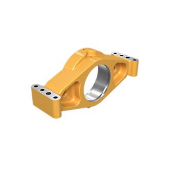 The dynamic component of the structure of the transmission system - support of the ear shaft